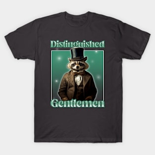 Funny Gentleman Raccoon T-Shirt